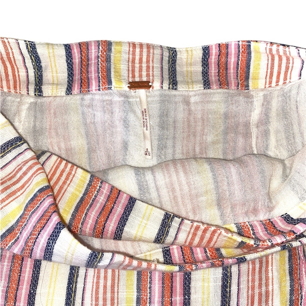 Free Peaople Striped Wrap Skirt - Picture 10 of 12